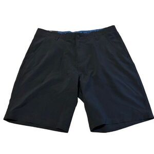 NWT Denali 4-Way Stretch Hybrid Shorts Mens Size 36 Black Performance 10" Inseam